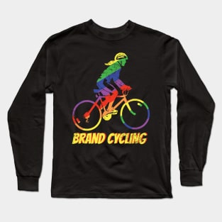 Cycling Woman T-shirt Long Sleeve T-Shirt
